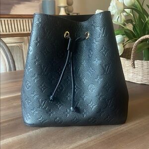 Louis Vuitton Black Leather Women's Bag